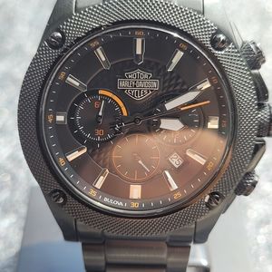 HARLEY DAVIDSON MEN'S WATCH Timepiece by BULOVA.